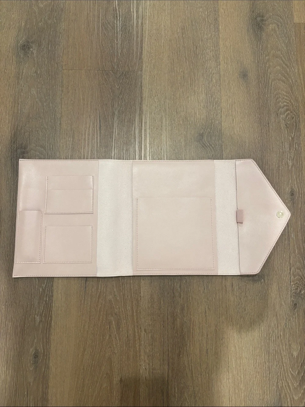 Erin Condren Large Blush Vegan Leather Folio Planner